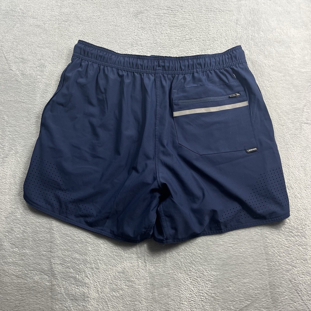 Legends Running Luka Shorts Men L Reflective Durable Breathable Zip Pocket 5"EUC - Picture 9 of 10